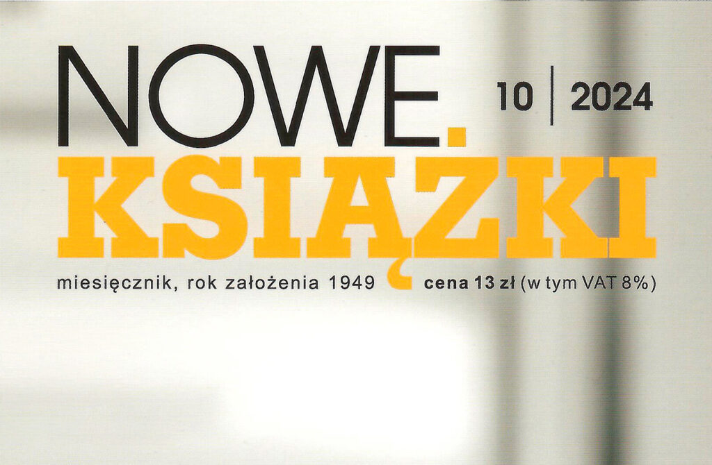 O książkach autorów „Toposu” na łamach „Nowych Książek”.   Ksiądz Jan Sochoń,  „Czułość i popiół” / Wojciech Kudyba, „Z drugiej strony”